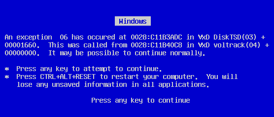 Pantala azul en Windows