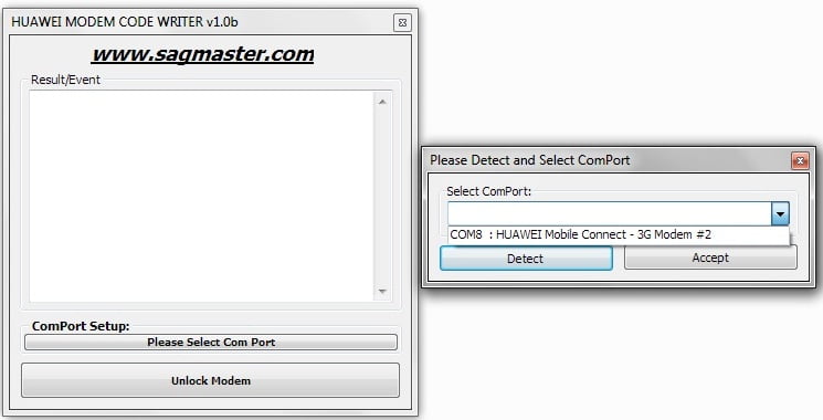 Download Huawei Modem Code Writer Tool V10b to write